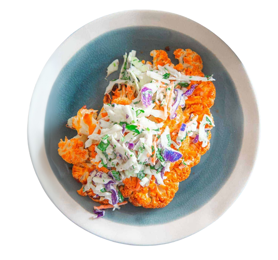 Chicken Fried Cauliflower Steak